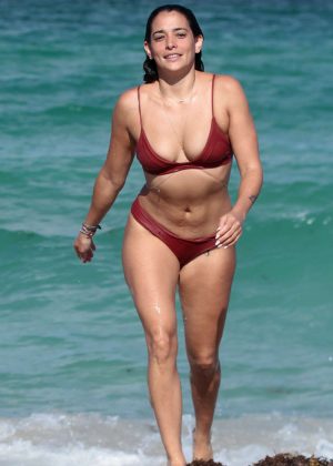 Natalie Martinez in Bikini on Miami Beach